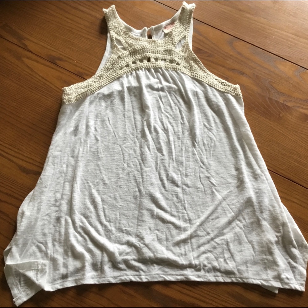Mossimo S/P white boho tank